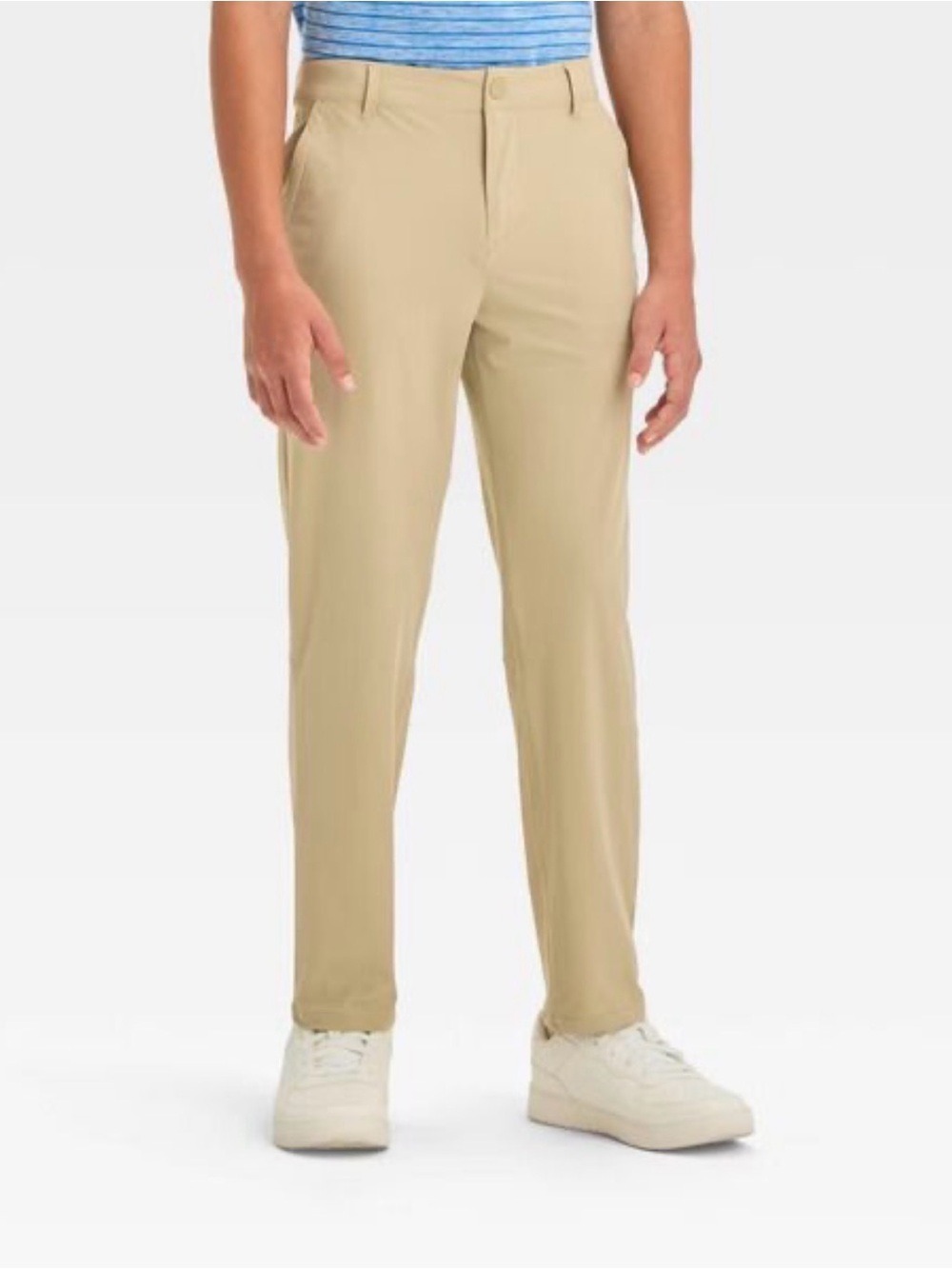 All In Motion Boys 12 Performance Golf Pants Athletic School Uniform Khaki